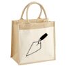 Pocket Jute Midi Tote Thumbnail