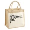 Pocket Jute Midi Tote Thumbnail
