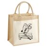 Pocket Jute Midi Tote Thumbnail