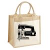 Pocket Jute Midi Tote Thumbnail