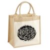 Pocket Jute Midi Tote Thumbnail
