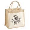 Pocket Jute Midi Tote Thumbnail