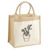Pocket Jute Midi Tote Thumbnail