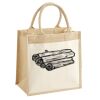 Pocket Jute Midi Tote Thumbnail