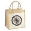 Pocket Jute Midi Tote Thumbnail
