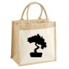 Pocket Jute Midi Tote Thumbnail