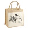 Pocket Jute Midi Tote Thumbnail