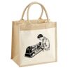 Pocket Jute Midi Tote Thumbnail