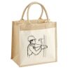 Pocket Jute Midi Tote Thumbnail