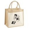Pocket Jute Midi Tote Thumbnail