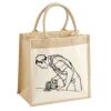Pocket Jute Midi Tote Thumbnail