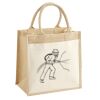 Pocket Jute Midi Tote Thumbnail