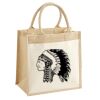 Pocket Jute Midi Tote Thumbnail