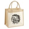Pocket Jute Midi Tote Thumbnail
