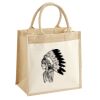 Pocket Jute Midi Tote Thumbnail