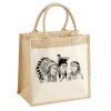 Pocket Jute Midi Tote Thumbnail