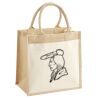 Pocket Jute Midi Tote Thumbnail