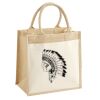 Pocket Jute Midi Tote Thumbnail
