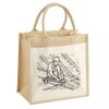 Pocket Jute Midi Tote Thumbnail