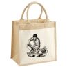 Pocket Jute Midi Tote Thumbnail