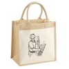 Pocket Jute Midi Tote Thumbnail
