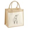 Pocket Jute Midi Tote Thumbnail