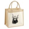 Pocket Jute Midi Tote Thumbnail