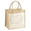 Pocket Jute Midi Tote Thumbnail