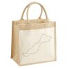 Pocket Jute Midi Tote Thumbnail