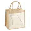 Pocket Jute Midi Tote Thumbnail