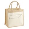 Pocket Jute Midi Tote Thumbnail