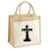 Pocket Jute Midi Tote Thumbnail