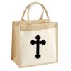 Pocket Jute Midi Tote Thumbnail