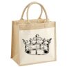 Pocket Jute Midi Tote Thumbnail