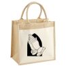 Pocket Jute Midi Tote Thumbnail