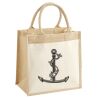 Pocket Jute Midi Tote Thumbnail