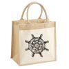 Pocket Jute Midi Tote Thumbnail