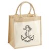 Pocket Jute Midi Tote Thumbnail