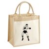 Pocket Jute Midi Tote Thumbnail