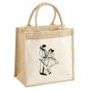 Pocket Jute Midi Tote Thumbnail