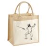 Pocket Jute Midi Tote Thumbnail