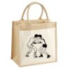 Pocket Jute Midi Tote Thumbnail