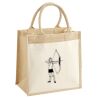 Pocket Jute Midi Tote Thumbnail