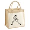 Pocket Jute Midi Tote Thumbnail