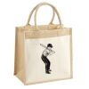 Pocket Jute Midi Tote Thumbnail