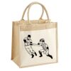 Pocket Jute Midi Tote Thumbnail