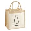 Pocket Jute Midi Tote Thumbnail