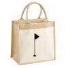 Pocket Jute Midi Tote Thumbnail