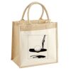 Pocket Jute Midi Tote Thumbnail