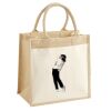 Pocket Jute Midi Tote Thumbnail